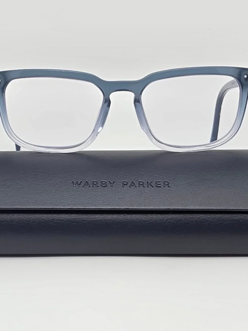 Warby Parker Melton M 748 Caspian Crystal Fade Eyeglasses Frame w Case 51-16-145